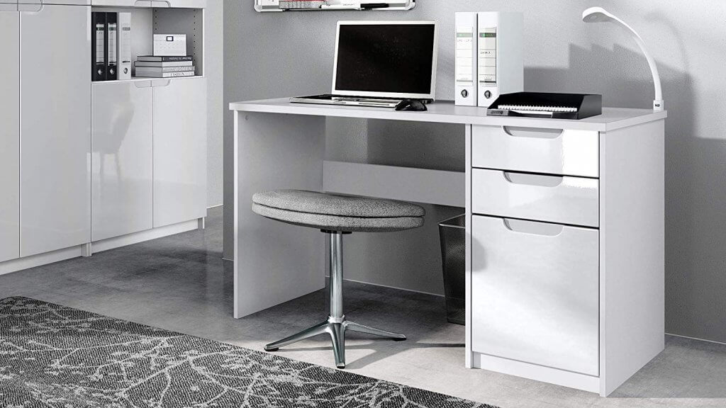 plus beau bureau blanc