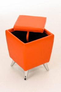 tabouret et pouf de rangement CLP