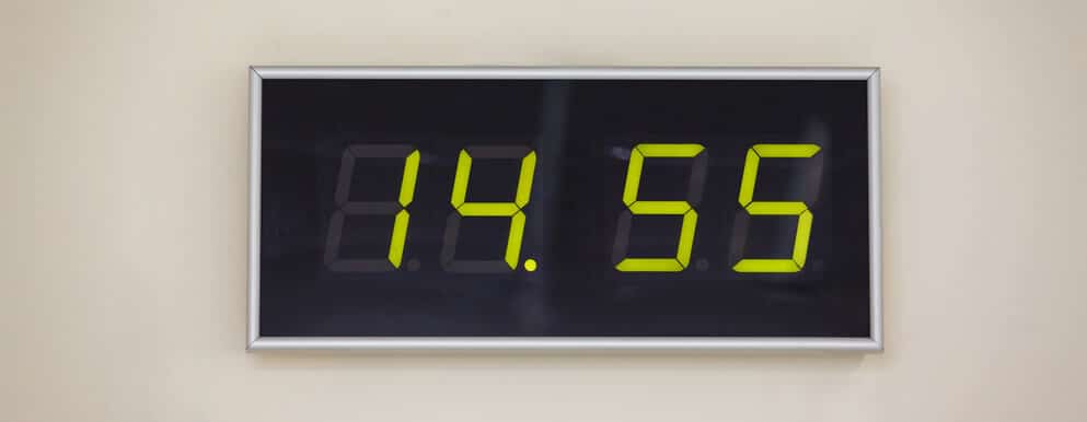 Électrique numérique Horloge murale ajuster la luminosité Grand Affichage DEL Table Horloge