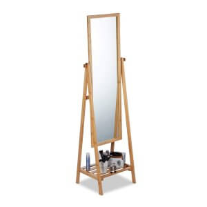 miroir sur pied Relaxdays