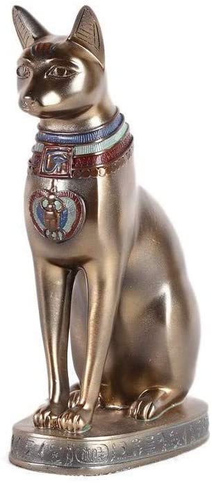 Bastet-Hauteur 31cm - Sculpture vintage de chat égyptien, Statue de