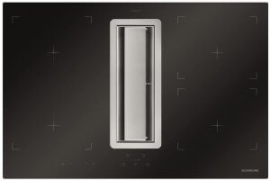 table de cuisson à induction avec hotte aspirante FLIK 854 ES Flow-In de Silverline