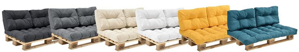 kit coussin pour salon de jardin en palette