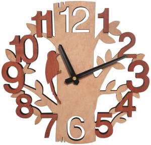 horloge en bois