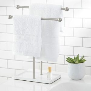 porte serviette inox