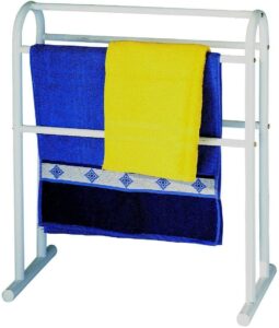 porte serviette blanc