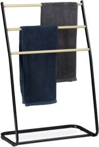 porte serviettes noir