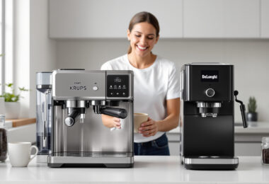 découvrez quelle marque de machine à café choisir entre krups et delonghi grâce à notre comparaison complète des caractéristiques, performances et prix.