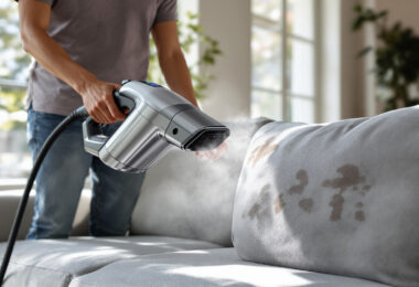 découvrez comment un nettoyeur vapeur pour canapé peut éliminer efficacement les taches et la saleté incrustée, redonnant fraîcheur et propreté à vos tissus en un clin d'œil.