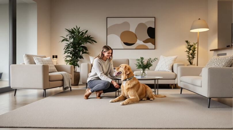 découvrez notre sélection de tapis lavables en machine, parfaits pour les propriétaires d'animaux cherchant une solution déco pratique et facile à entretenir.
