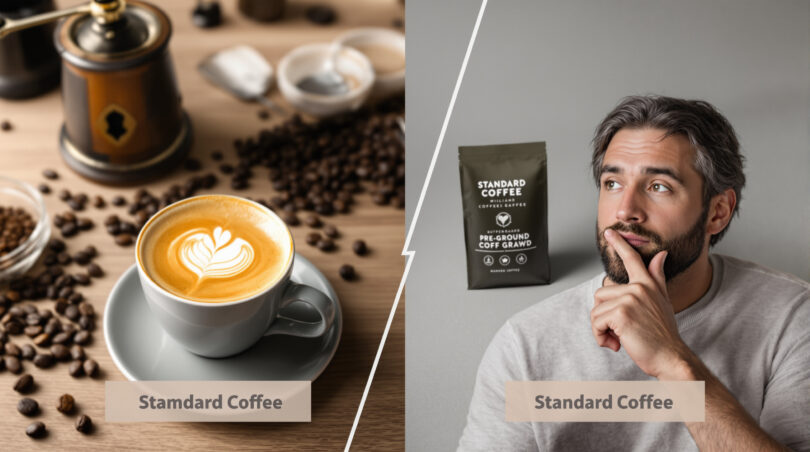 découvrez les différences entre café de spécialité et café de supermarché et laissez-vous guider dans le match du goût pour choisir votre café idéal.