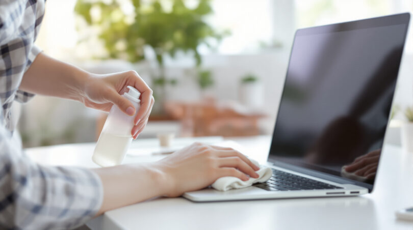 découvrez nos astuces pour nettoyer efficacement et en toute sécurité l'écran et le clavier de votre ordinateur portable, sans l'endommager.