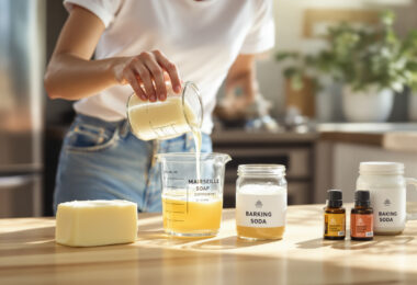 découvrez une recette efficace de lessive maison au savon de marseille avec un dosage précis pour un linge propre et naturel.