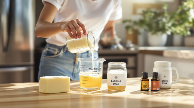 découvrez une recette efficace de lessive maison au savon de marseille avec un dosage précis pour un linge propre et naturel.