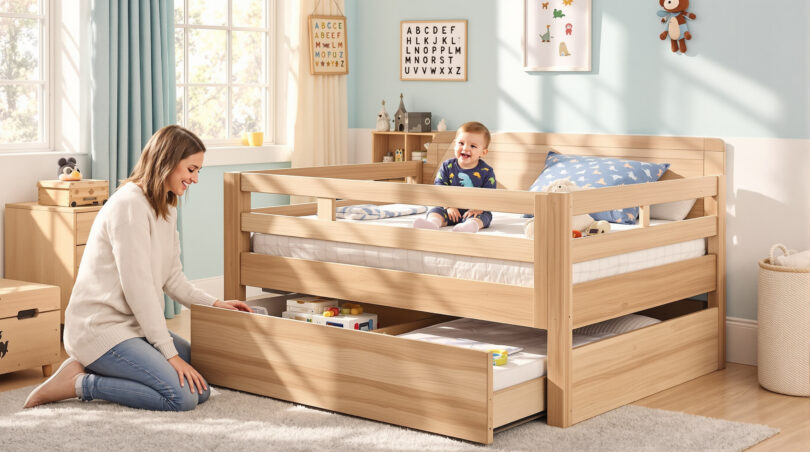 découvrez notre lit évolutif pour enfant, conçu pour accompagner la croissance de 3 à 12 ans. un investissement durable alliant confort, sécurité et design adaptable.