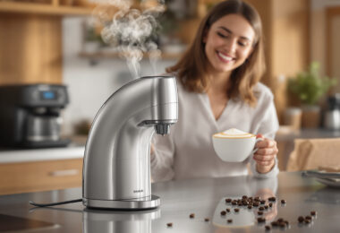 découvrez notre mousseur à lait électrique, l'outil indispensable pour réaliser des cappuccinos crémeux et savoureux comme chez votre barista préféré. facile à utiliser et rapide, il transforme votre café en une expérience caféinée unique.