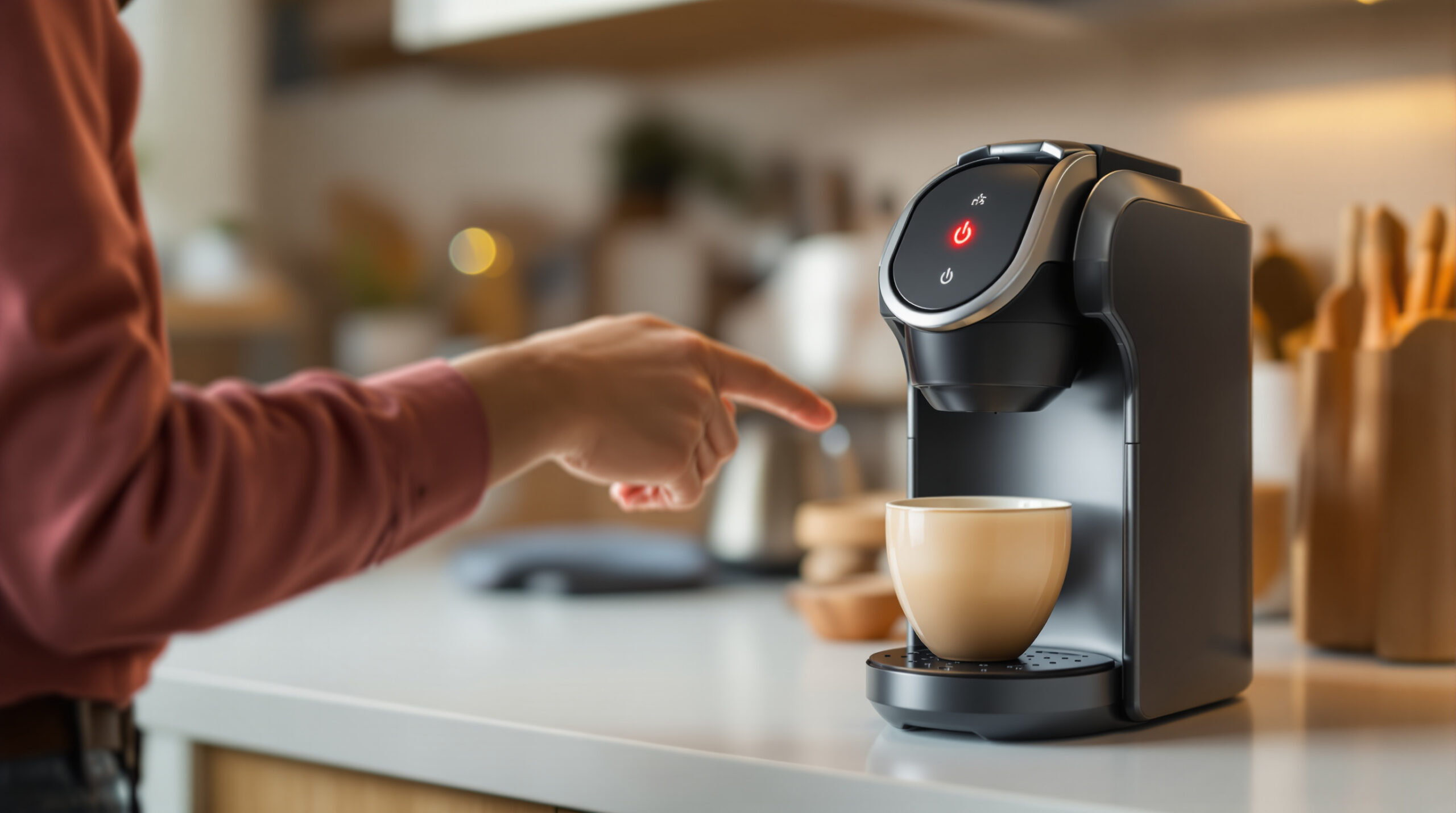 Bouton clignotant Senseo Solutions rapides pour votre café — free download