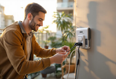 découvrez notre panneau solaire plug and play, idéal pour une installation facile sur balcon. réduisez votre facture d'électricité tout en adoptant une solution écologique et économique.