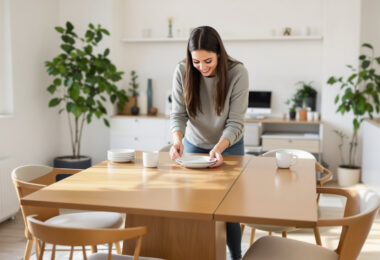 découvrez la table à manger extensible, l'astuce idéale pour accueillir vos invités même dans un petit séjour. pratique, design et modulable, elle optimise votre espace sans compromis sur le style.