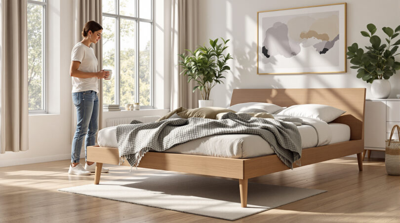 découvrez notre sélection de cadres de lit en bois et en métal alliant solidité et style pour sublimer votre chambre avec élégance et durabilité.