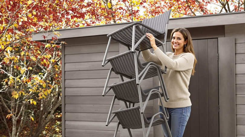 découvrez nos chaises de jardin empilables, idéales pour gagner de la place et faciliter le rangement pendant l'hiver. pratiques, robustes et élégantes, elles optimisent votre espace extérieur en toute saison.