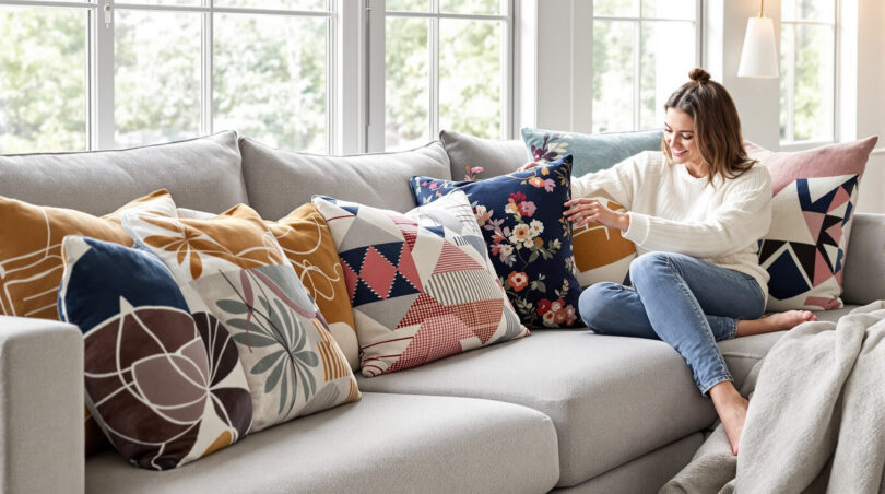 découvrez comment mixer avec style les motifs et les matières pour vos coussins de canapé et apportez une touche d'élégance et de personnalité à votre salon comme un véritable professionnel.