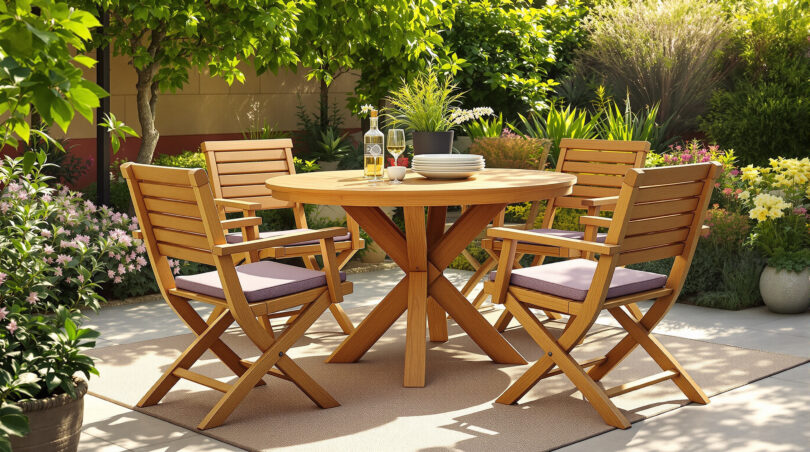 découvrez comment entretenir votre mobilier de jardin en teck efficacement : choisissez entre l'huile et le saturateur pour protéger et sublimer le bois.