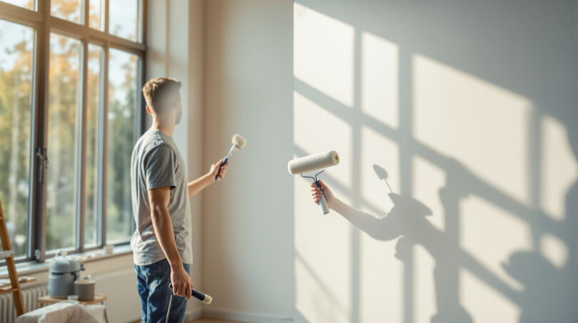 découvrez quel outil choisir entre pinceau et rouleau pour peindre un mur sans laisser de traces et obtenir une finition parfaite.