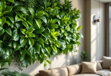 découvrez comment une fausse plante murale peut apporter une touche de nature à votre intérieur sans aucun entretien, alliant esthétique et praticité.