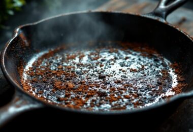 découvrez nos astuces efficaces pour nettoyer une poêle en fonte rouillée ou brûlée et lui redonner toute sa beauté et performance.